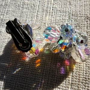 Vintage Crystal clipons